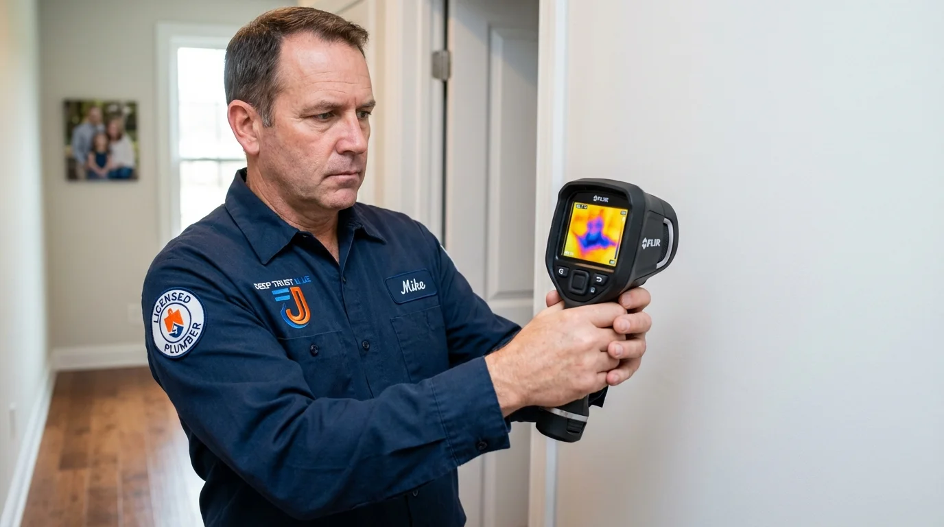 Thermal imaging leak detection by Johns Plumbing LLC in Richfield